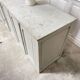 Enfilade vintage patine gris clair
