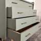 Commode vintage pieds compas
