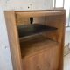 Meuble de rangement secrétaire chêne années 60