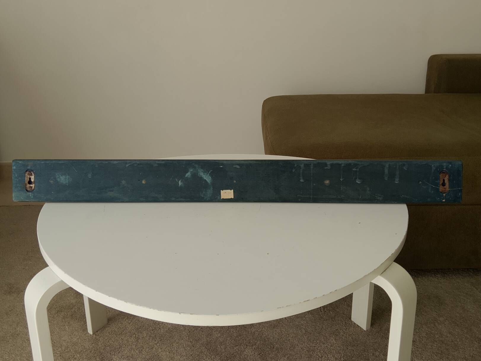 Vintage 1960s wall coat rack