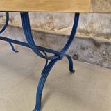 Table en fer forgé et bois massif