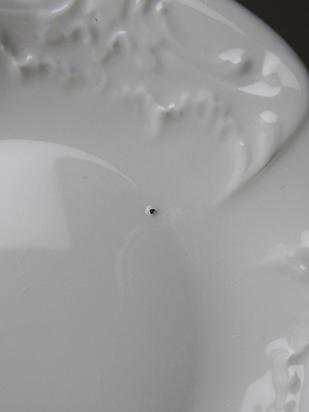 Dessert service Limoges L&Cie Lafarge 12 pieces white porcelain years