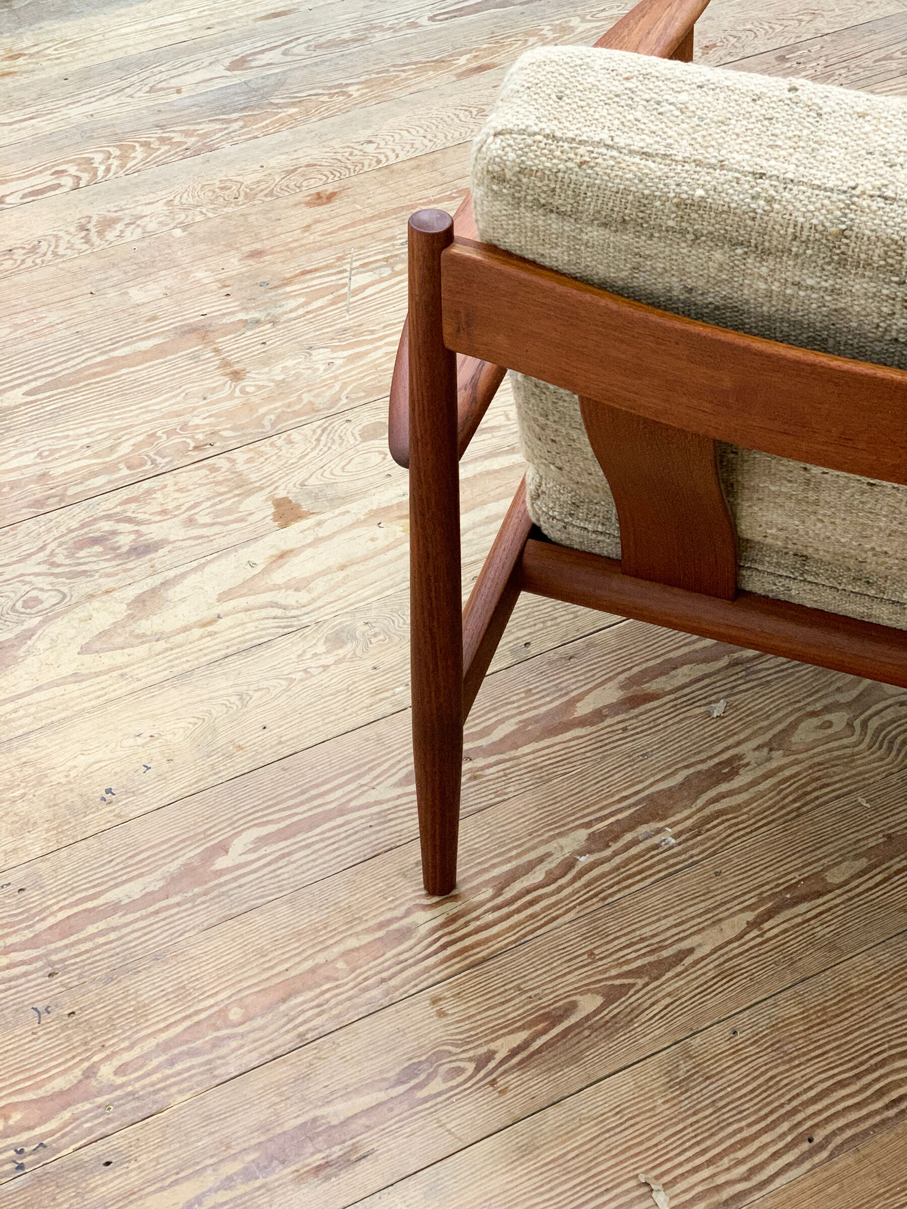 Armchair by Grete Jalk for France & Son, Danish Design, 1950er