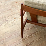 Armchair by Grete Jalk for France & Son, Danish Design, 1950er