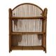 Rattan wall shelf