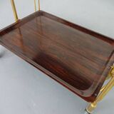 Vintage rosewood tea cart from Gerlinol, 1970s.