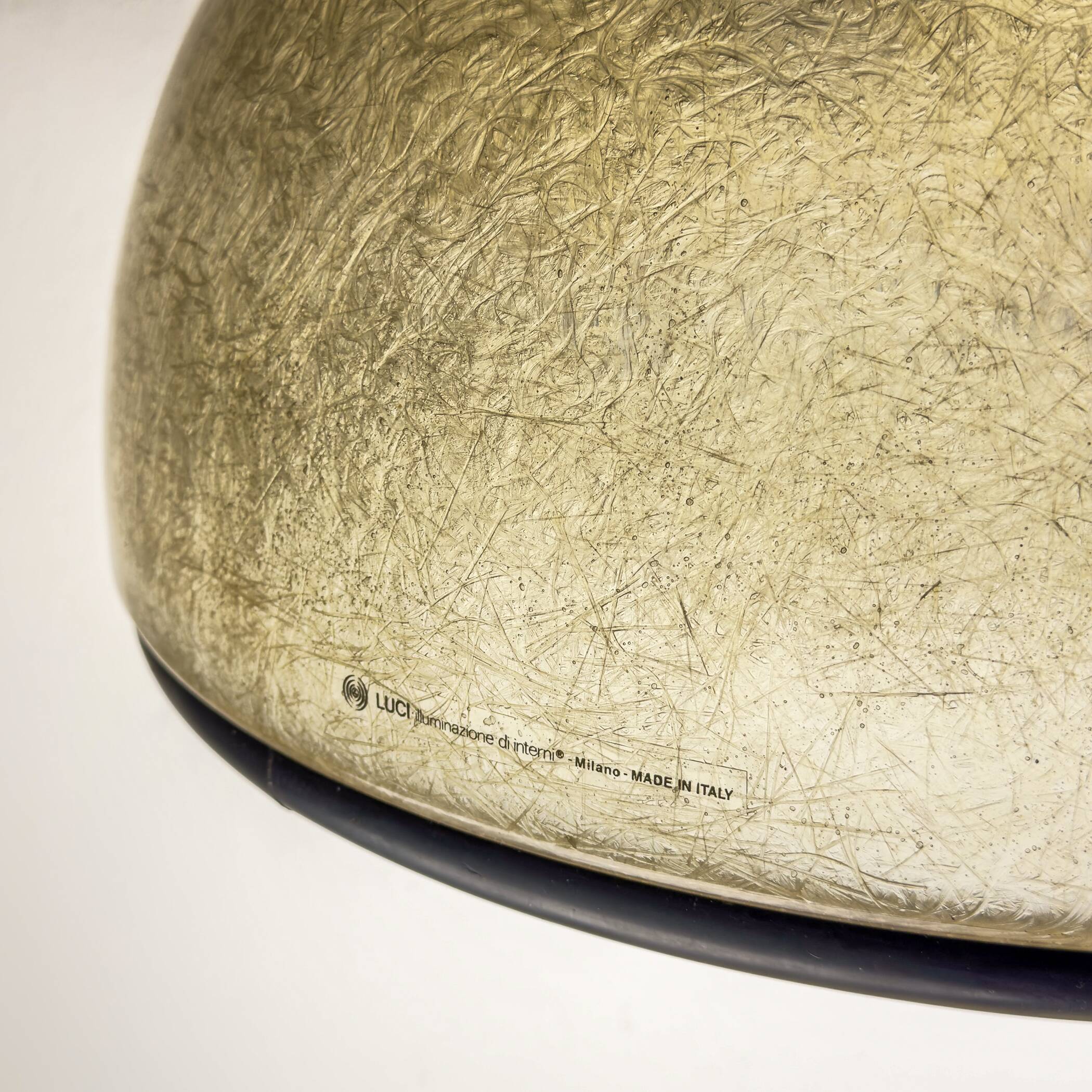 Vintage pendant lamp by Idea Studio Techno Design for Luci Milano, Italy70s