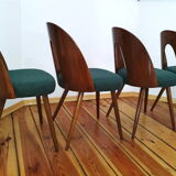 Set of four chairs, designed by A. Suman, Tatra Nabytok, Czechoslovakia, 60s