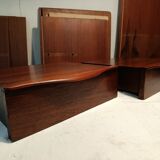 Scandinavian suspended nightstands rosewood