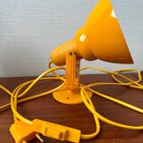 2 appliques murales vintage en métal jaune Ikea