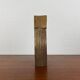 Klaus Lehmann, postmodern brutalist German pottery, sculpted column vase, 1981, ceramic