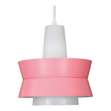 Superbe plafonnier danois rose restauré *** Design danois *** unique *** Danemark années 1970