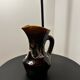 Ceramic stoneware carafe with a flambé glaze A.Georges