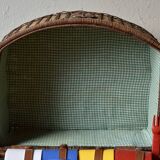Vintage picnic basket - complete for 4 people