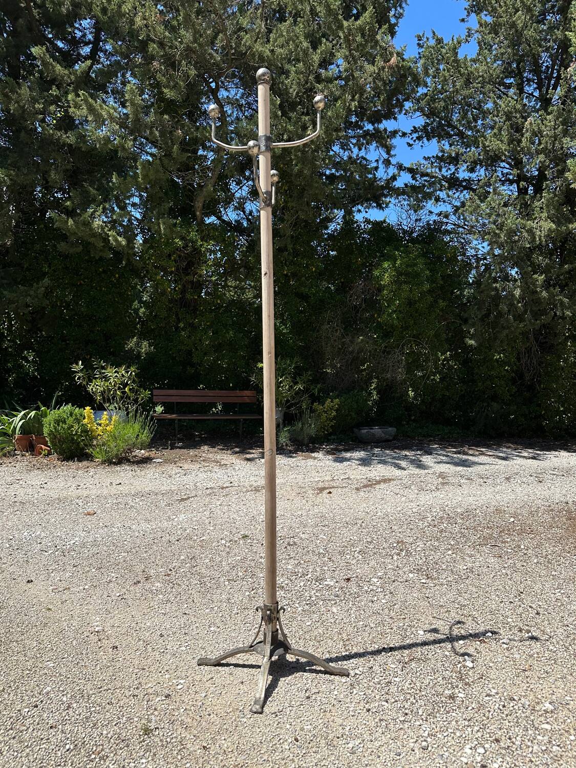 Porte-manteau en bois flotté artisanal