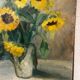 Peinture sur panneau bois : nature morte