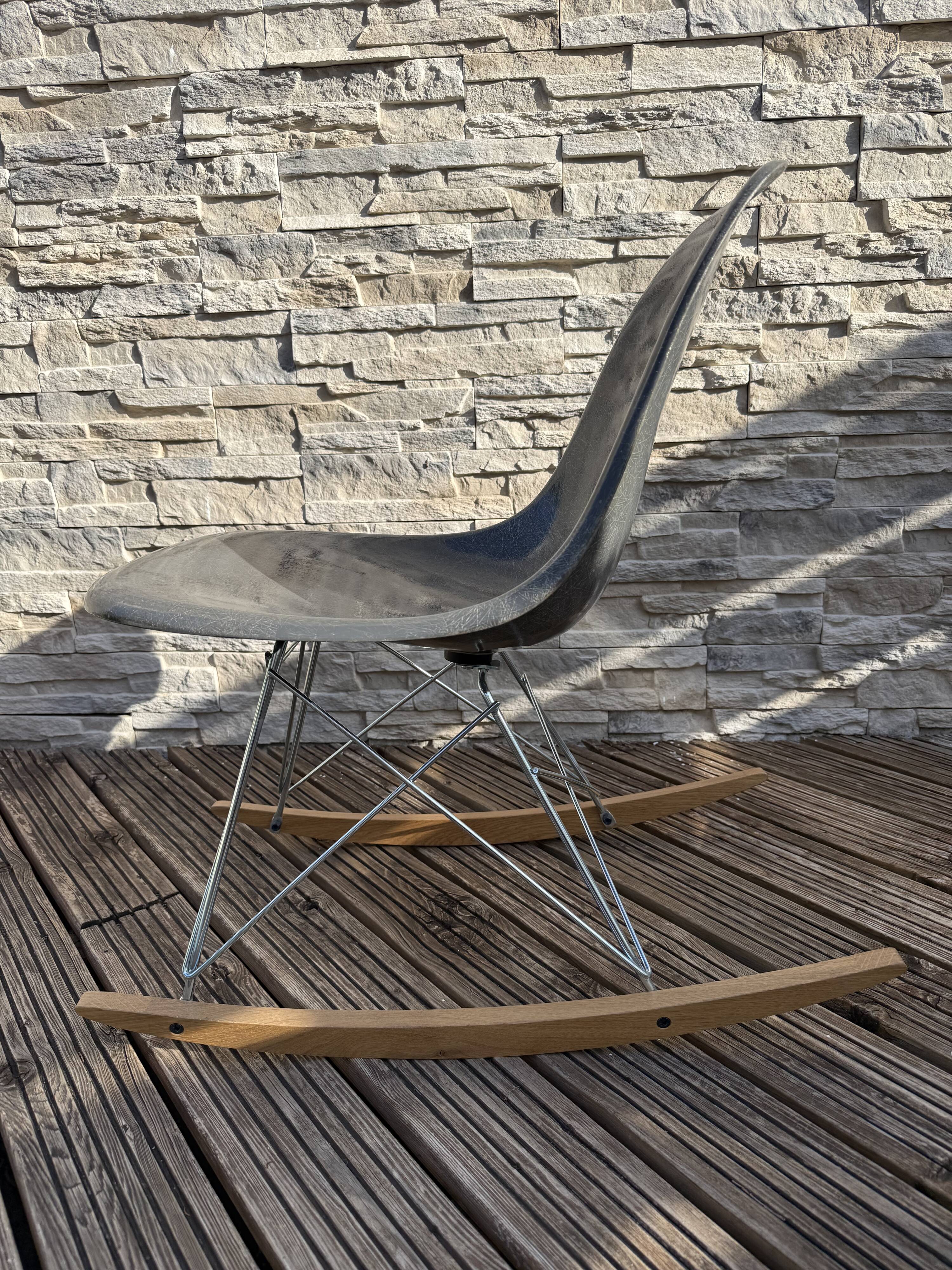 Eames Herman Miller rocking chair US 60s no Vitra