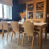 6 chaises en osier libra par Christian Wegner pour ligne roset