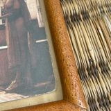 Frame in leather 60s