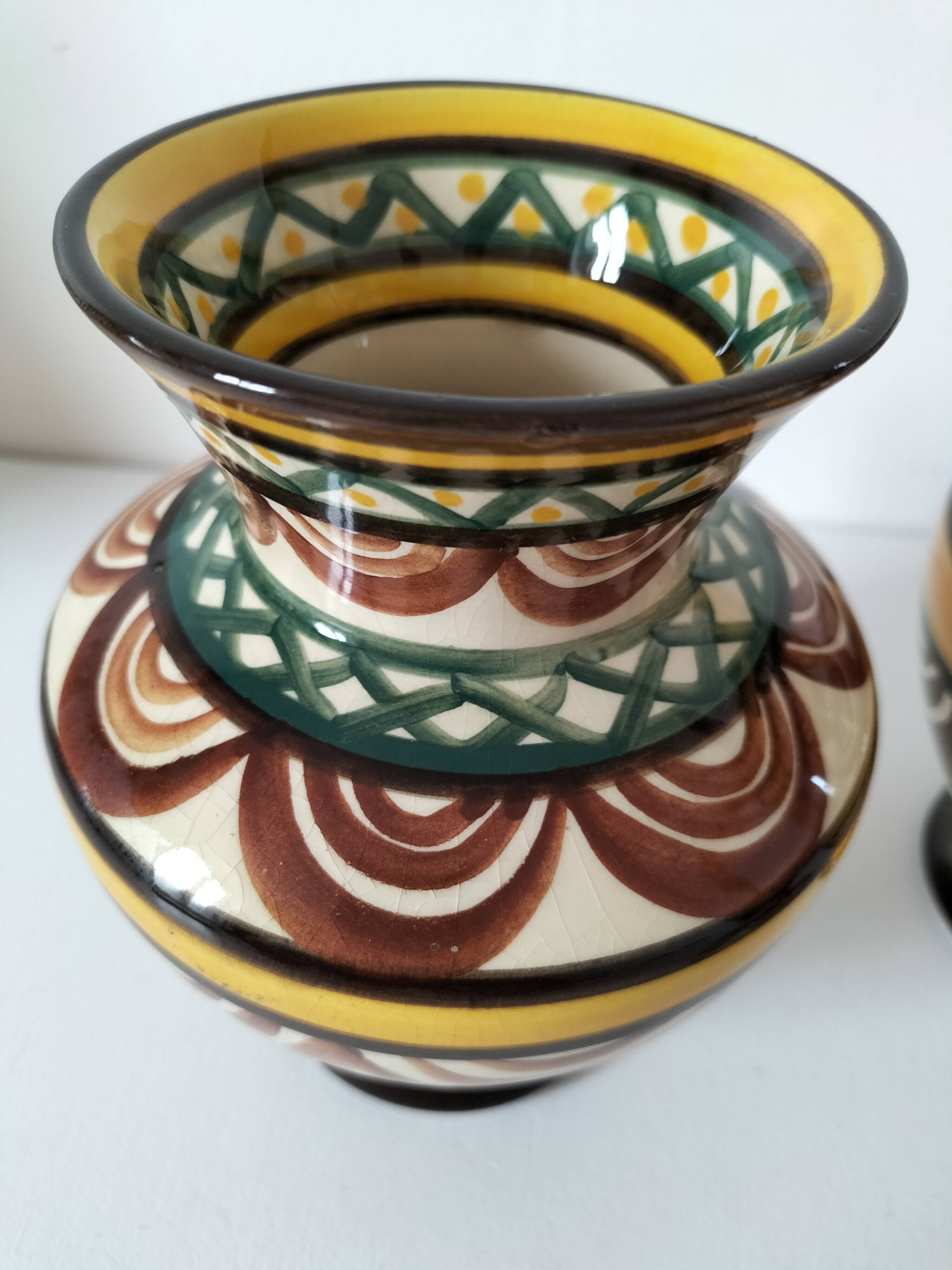 Trio of Saint Jean de Bretagne vases