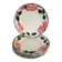 6 assiettes plates Villeroy & Boch "Wild rose", 1970