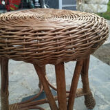 Braided Wicker stool