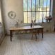 1950s pine farmhouse table 220cm