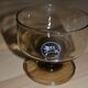 Set of 6 glasses Pegasus smoked black feet - 70s