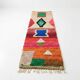Colourful Berber hallway rug 75 x 280 cm