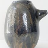 Blue ceramic vase 1950