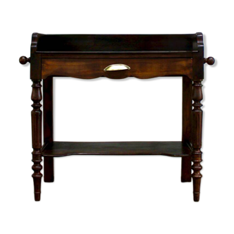 Solid wood serving cart