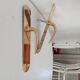 Pair of solid brass door handles