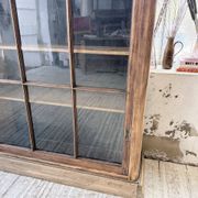 XXL industrial sideboard with glass doors