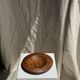 Small circular teak monoxyle pocket tray D25 H7