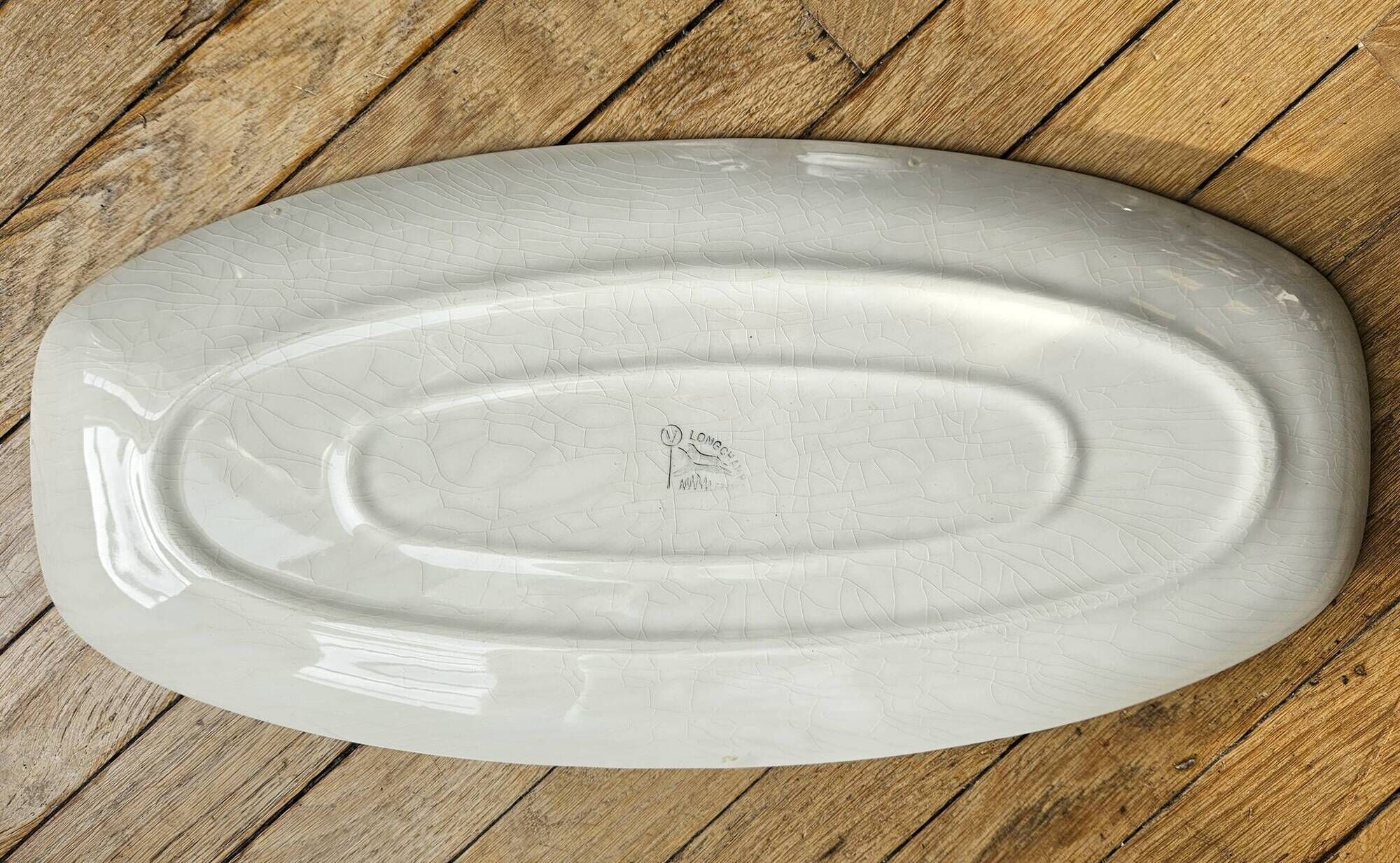 Fish platter, Longchamp earthenware. Designs attributed to Robert Picault