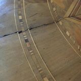 19th Century Louis Philippe Sorrento Walnut Parquetry Center Table