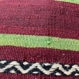 Vintage turkish kilim cushion cover , 120 x 40 cm