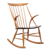Rocking chair scandinave de Illum Wikkelso modèle IW3