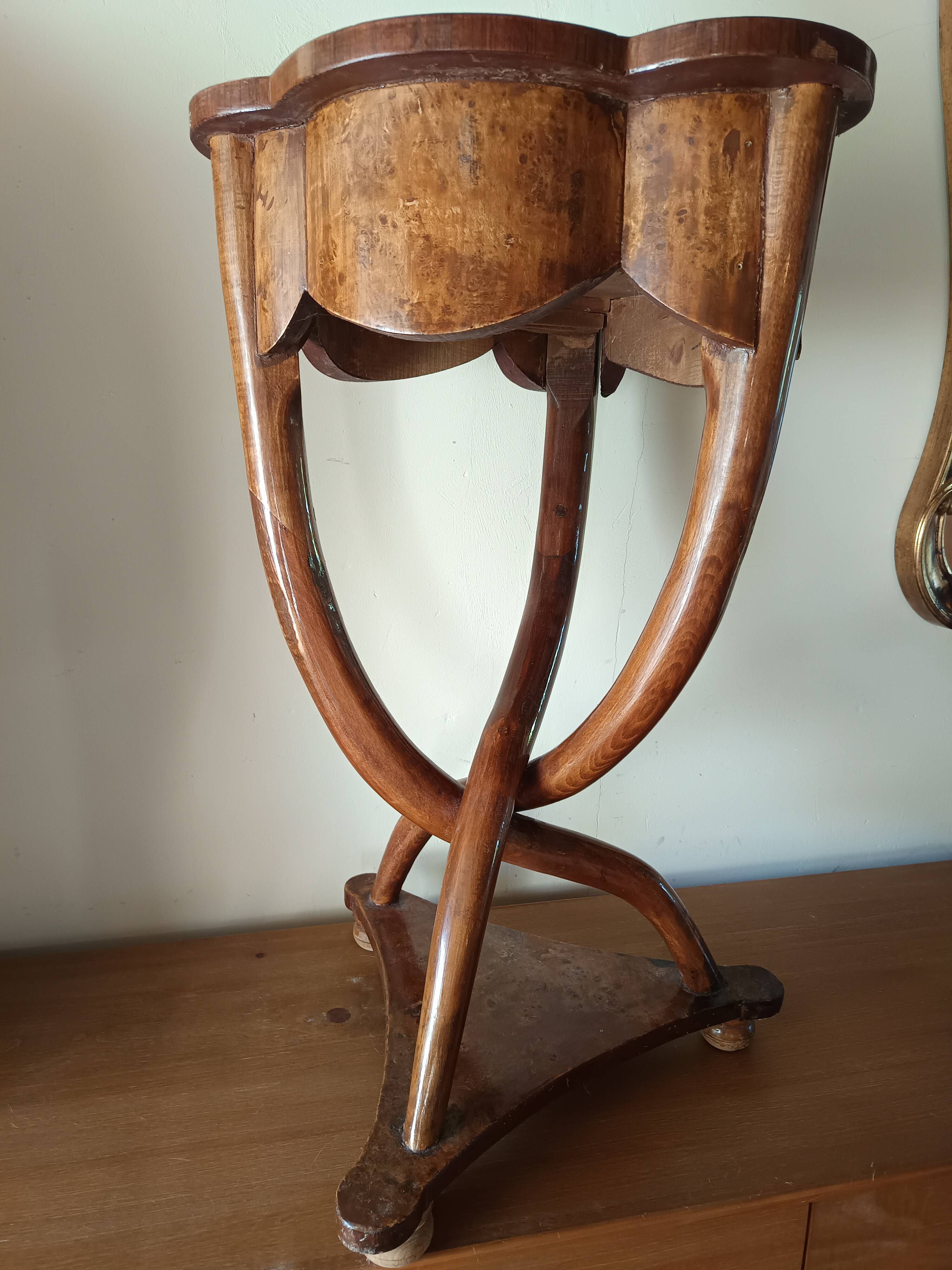 Guéridon ancien art deco, annees 1930.