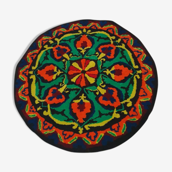 Tapis rond ethnique 115cm