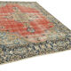 Handmade oriental unique 1980s 242 cm x 338 cm beige wool carpet
