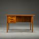 Mid-century Danish teak desk from Gunnar Nielsen Tibergaard, 1960s