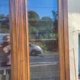 4-door bookcase in solid walnut circa 1880
