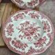 Set of 4 Enoch Wedgwood deep plates – Asiatic Pheasants – Vintage English earthenware