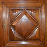 Man standing in solid oak