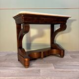 Mahogany console from the restoration period circa 1830
