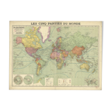 Taride politics map "the five parts of the world"