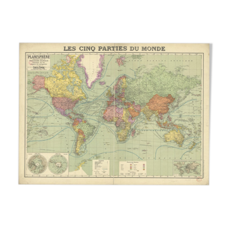 Taride politics map "the five parts of the world"