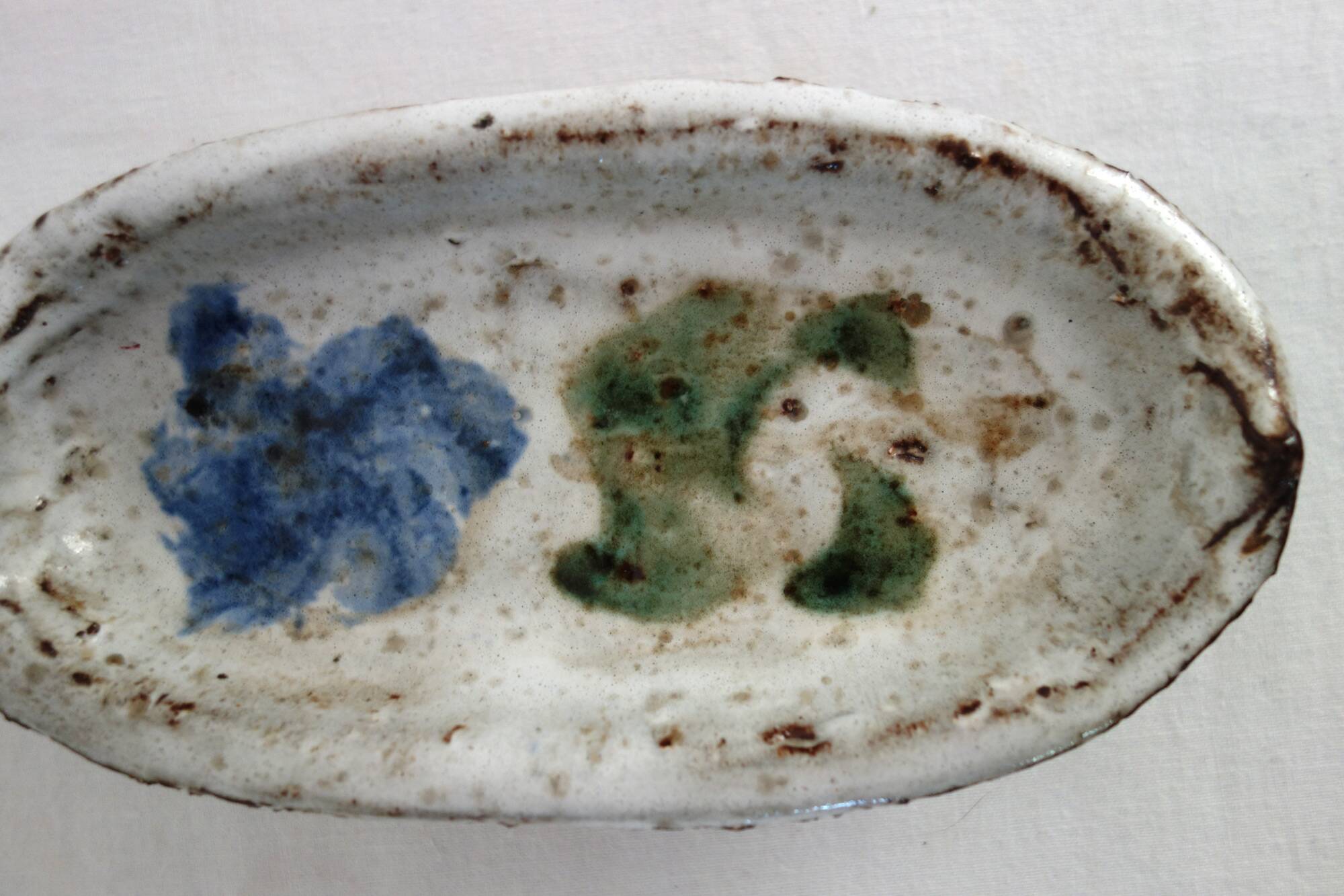 Zoomorphic ceramic pocket emptier by Albert Thiry, 1960