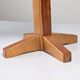 Pair of Scandinavian pine and fabric stools, 1980s
